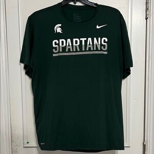 Nike Dark Green Spartans Men's Tee